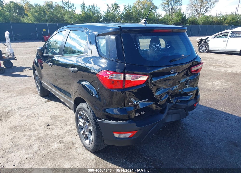 2020 FORD ECOSPORT S VIN: MAJ3S2FE0LC379032