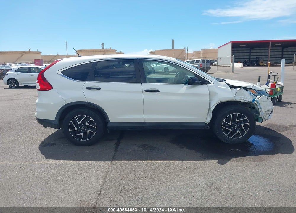 2016 HONDA CR-V SE VIN: 5J6RM3H48GL002070