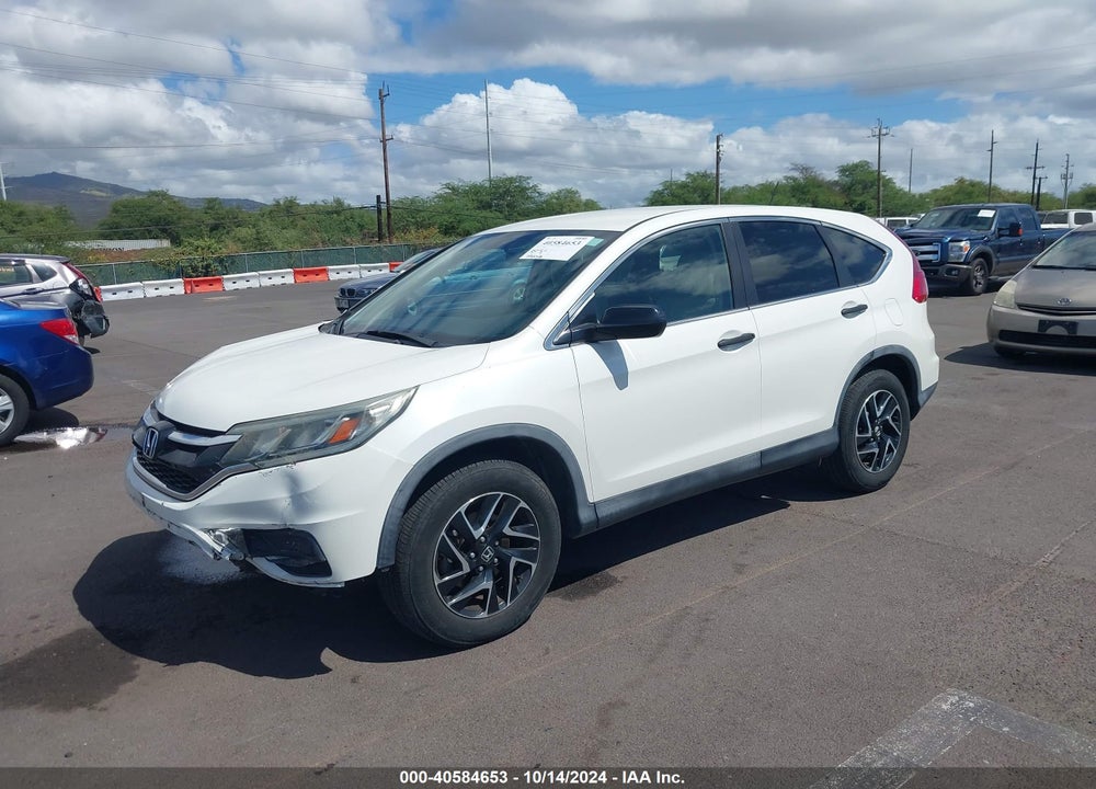2016 HONDA CR-V SE VIN: 5J6RM3H48GL002070