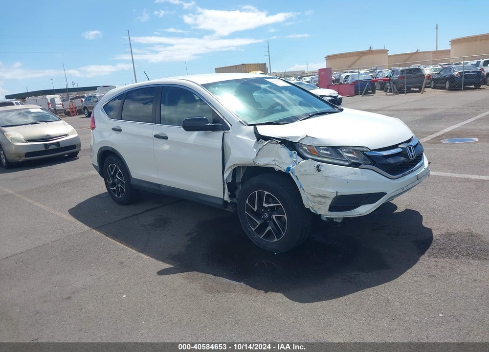 2016 HONDA CR-V SE VIN: 5J6RM3H48GL002070