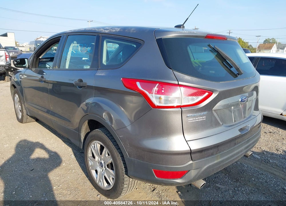 2013 FORD ESCAPE S VIN: 1FMCU0F79DUD34690
