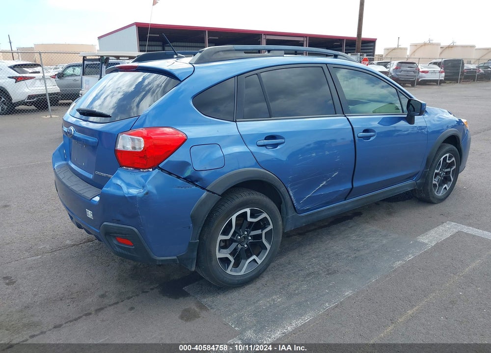 2016 SUBARU CROSSTREK 2.0I PREMIUM VIN: JF2GPABC0G8280748