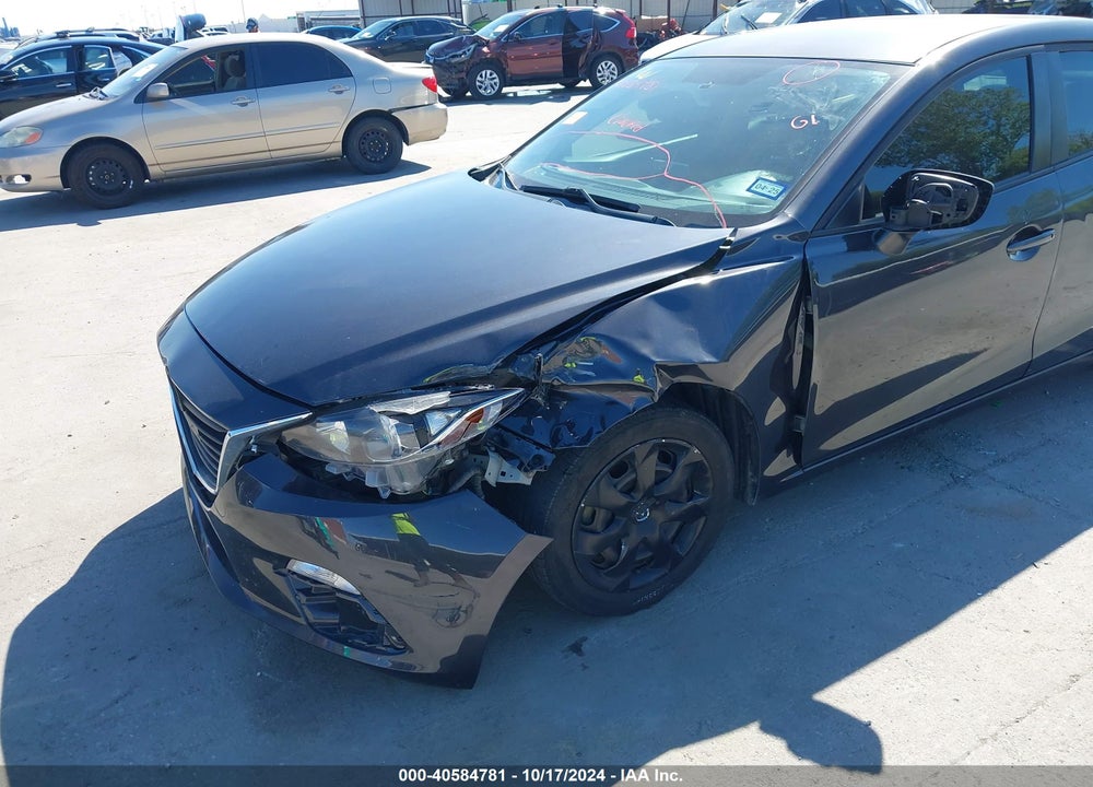 2016 MAZDA 3 I SPORT VIN: 3MZBM1T70GM328180
