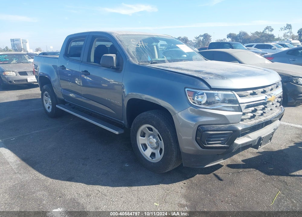2022 CHEVROLET COLORADO 2WD SHORT BOX WT VIN: 1GCGSBEN8N1178698