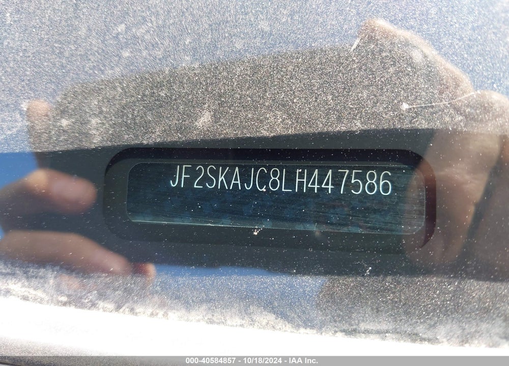 2020 SUBARU FORESTER PREMIUM VIN: JF2SKAJC8LH447586