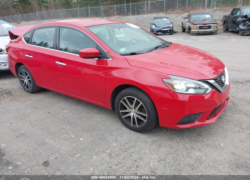 2017 NISSAN SENTRA SV VIN: 3N1AB7AP0HL693768