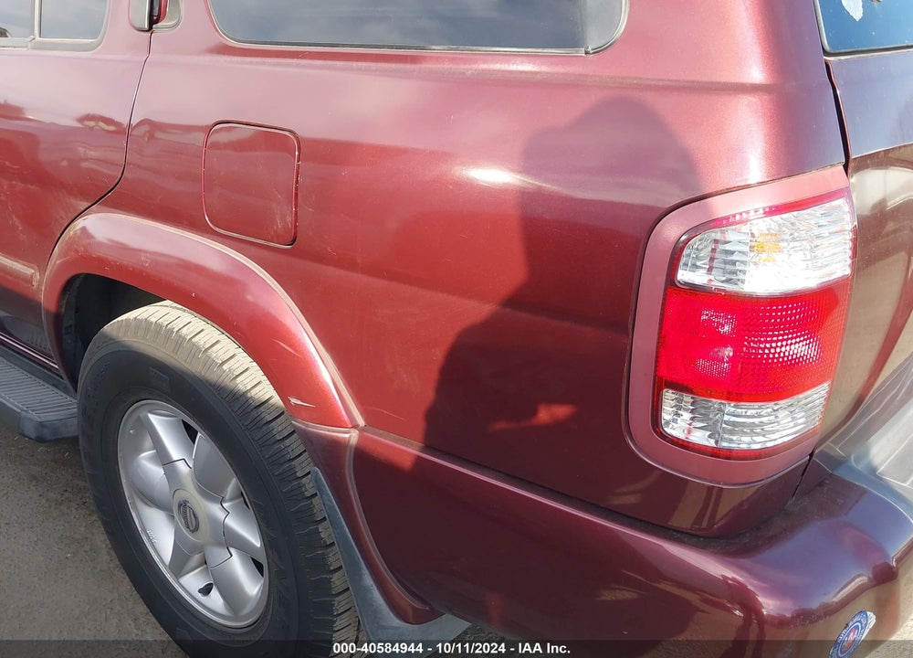2002 NISSAN PATHFINDER SE VIN: JN8DR09X42W664233