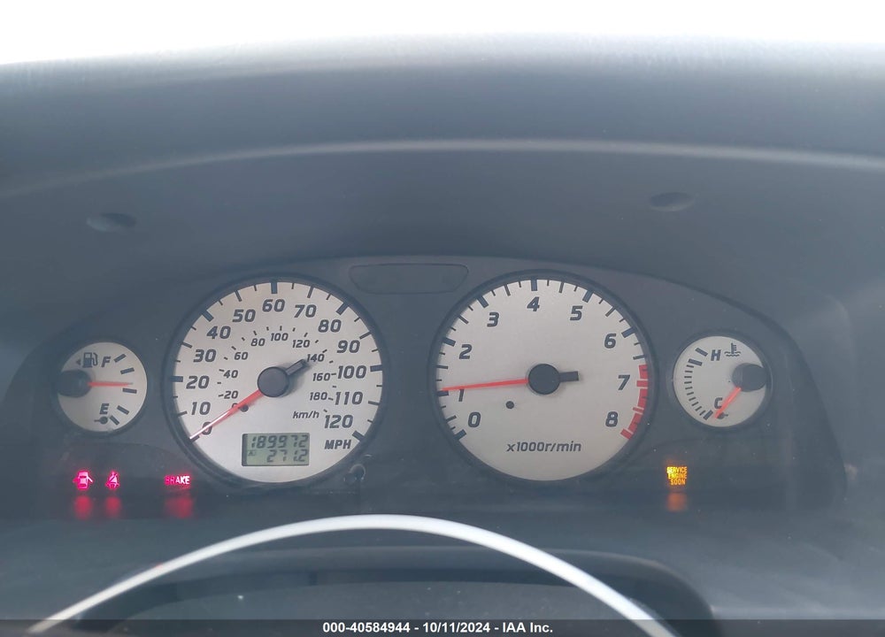 2002 NISSAN PATHFINDER SE VIN: JN8DR09X42W664233