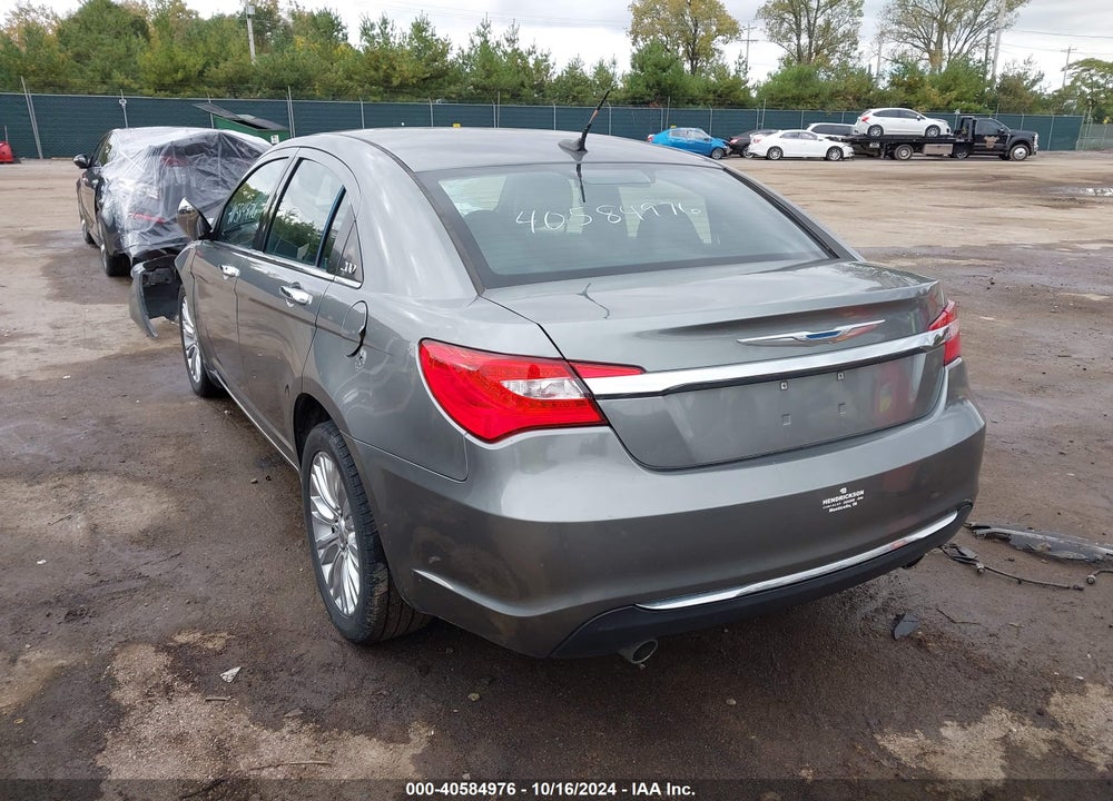 2011 CHRYSLER 200 LIMITED VIN: 1C3BC2FG2BN618608
