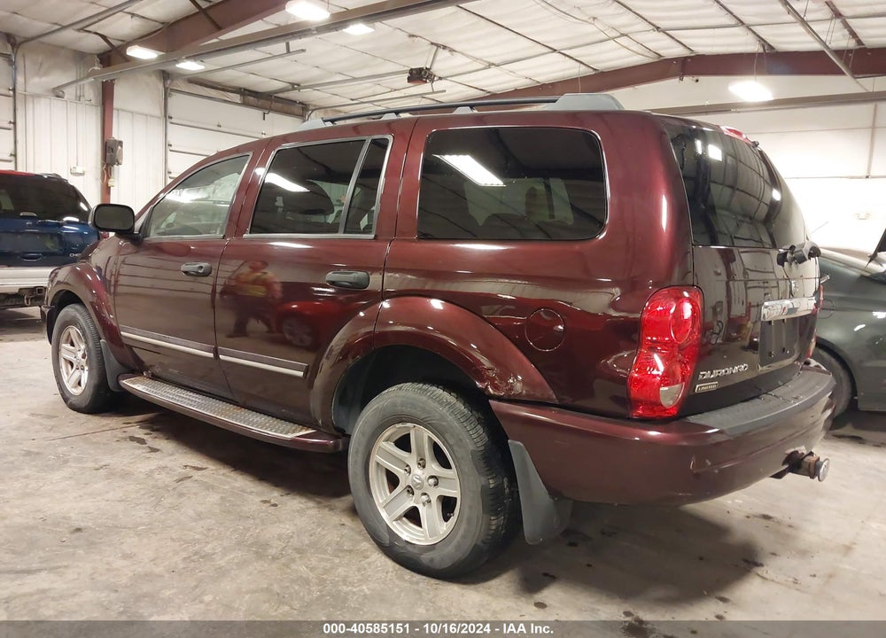 2005 DODGE DURANGO LIMITED VIN: 1D4HB58D15F580478