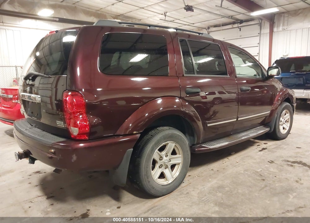 2005 DODGE DURANGO LIMITED VIN: 1D4HB58D15F580478