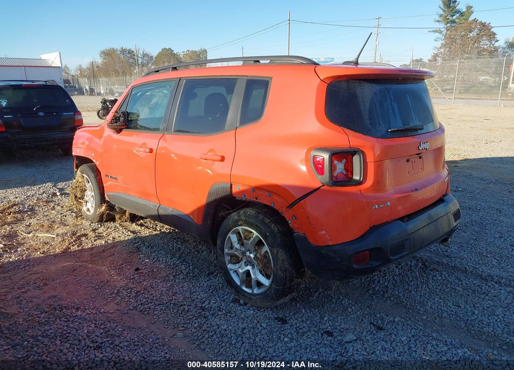 2016 JEEP RENEGADE LATITUDE VIN: ZACCJBBT3GPD89329