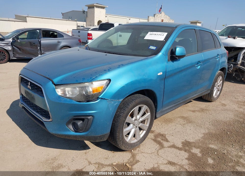 2014 MITSUBISHI OUTLANDER SPORT ES VIN: 4A4AP3AU9EE028580