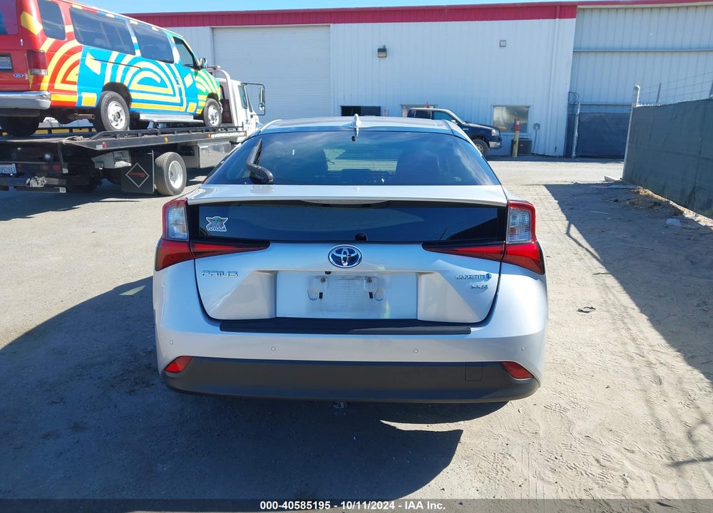 2019 TOYOTA PRIUS XLE VIN: JTDKARFU6K3084900