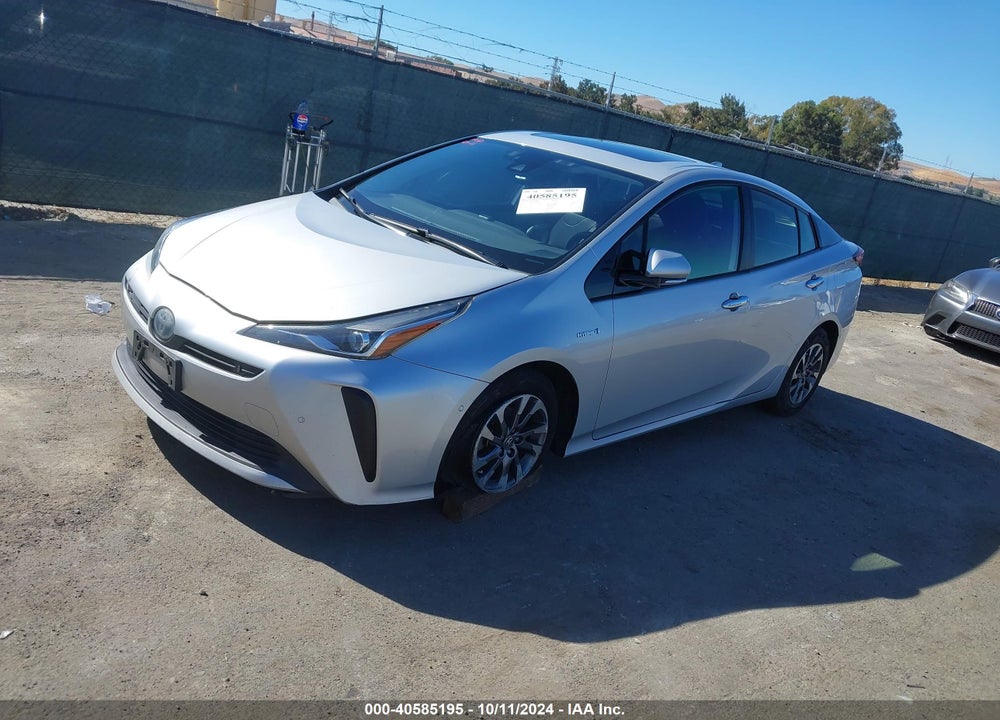 2019 TOYOTA PRIUS XLE VIN: JTDKARFU6K3084900