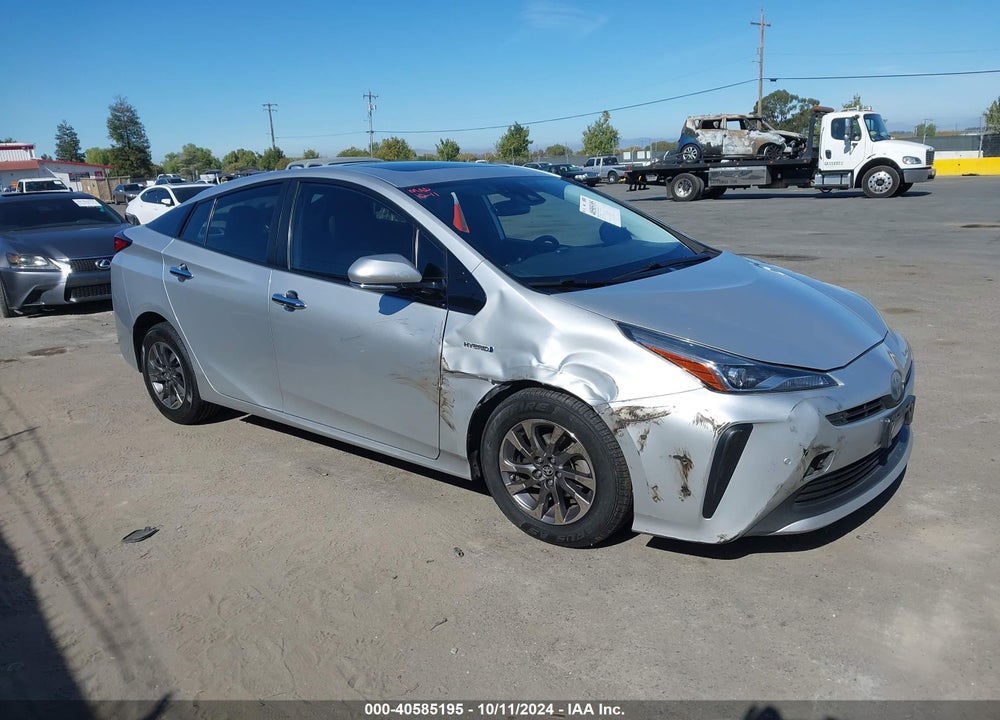 2019 TOYOTA PRIUS XLE VIN: JTDKARFU6K3084900