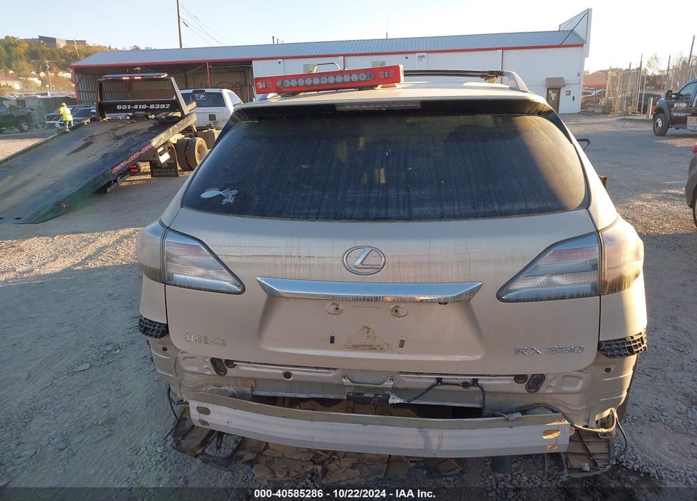 2012 LEXUS RX 350 VIN: 2T2BK1BA0CC137878