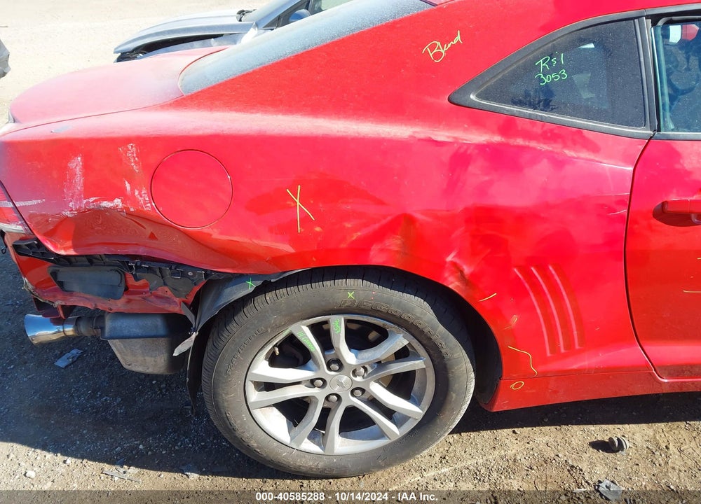 2014 CHEVROLET CAMARO 2LS VIN: 2G1FA1E36E9169638