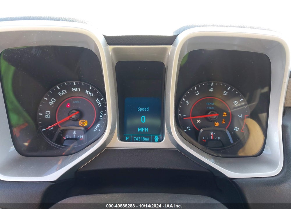 2014 CHEVROLET CAMARO 2LS VIN: 2G1FA1E36E9169638