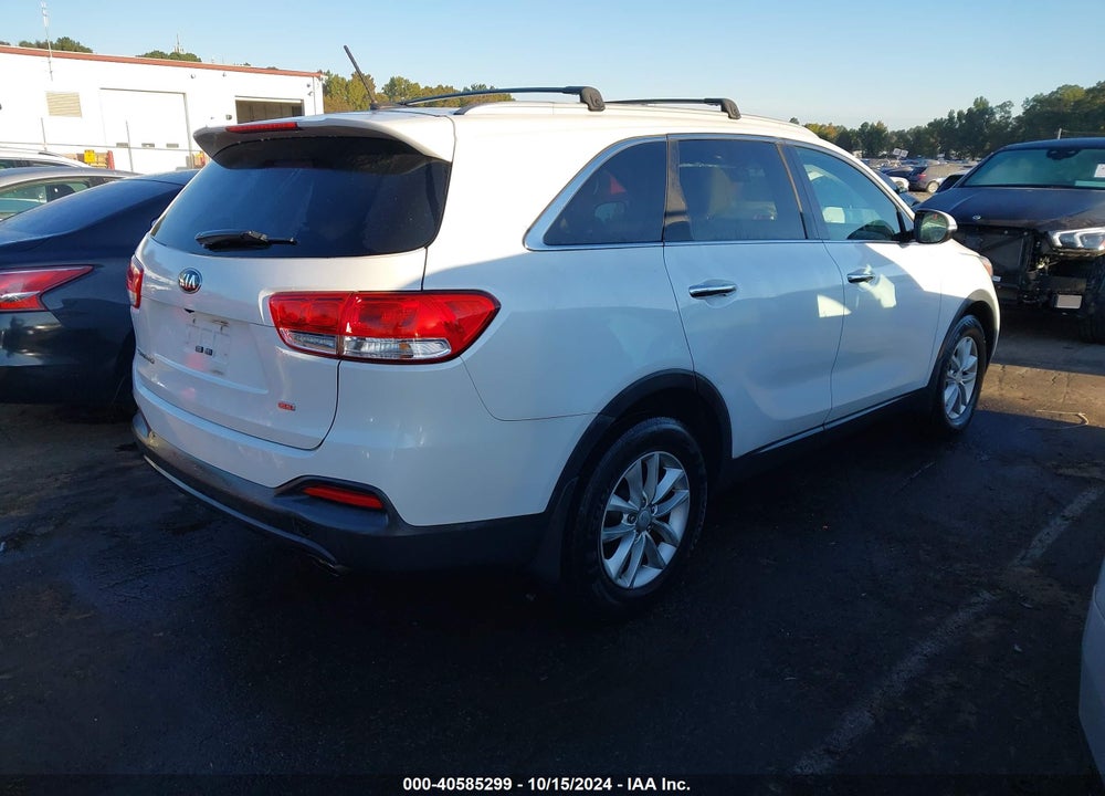 2016 KIA SORENTO 2.4L LX VIN: 5XYPG4A36GG179868