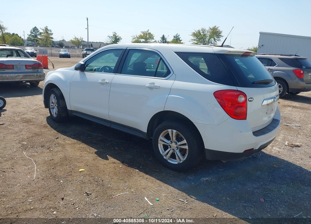 2012 CHEVROLET EQUINOX LS VIN: 2GNALBEK8C1316456