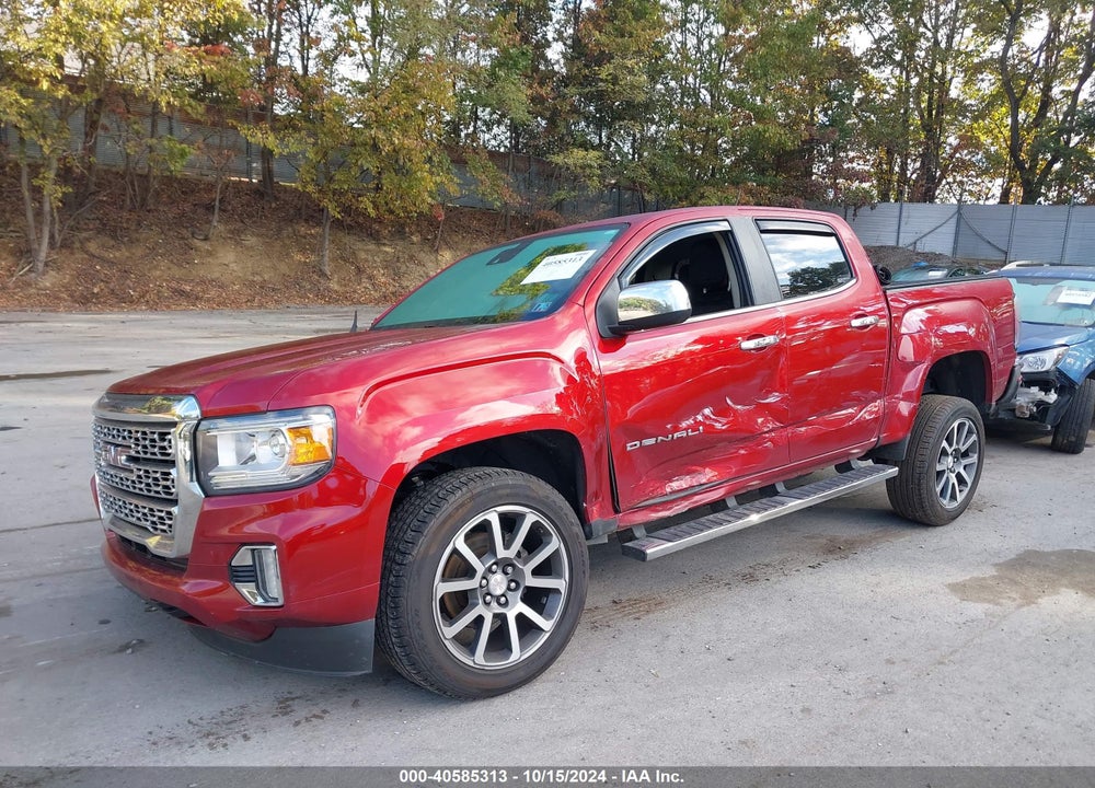 2021 GMC CANYON 4WD SHORT BOX DENALI VIN: 1GTG6EENXM1271839