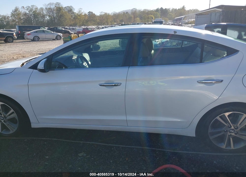 2017 HYUNDAI ELANTRA LIMITED VIN: 5NPD84LFXHH082495