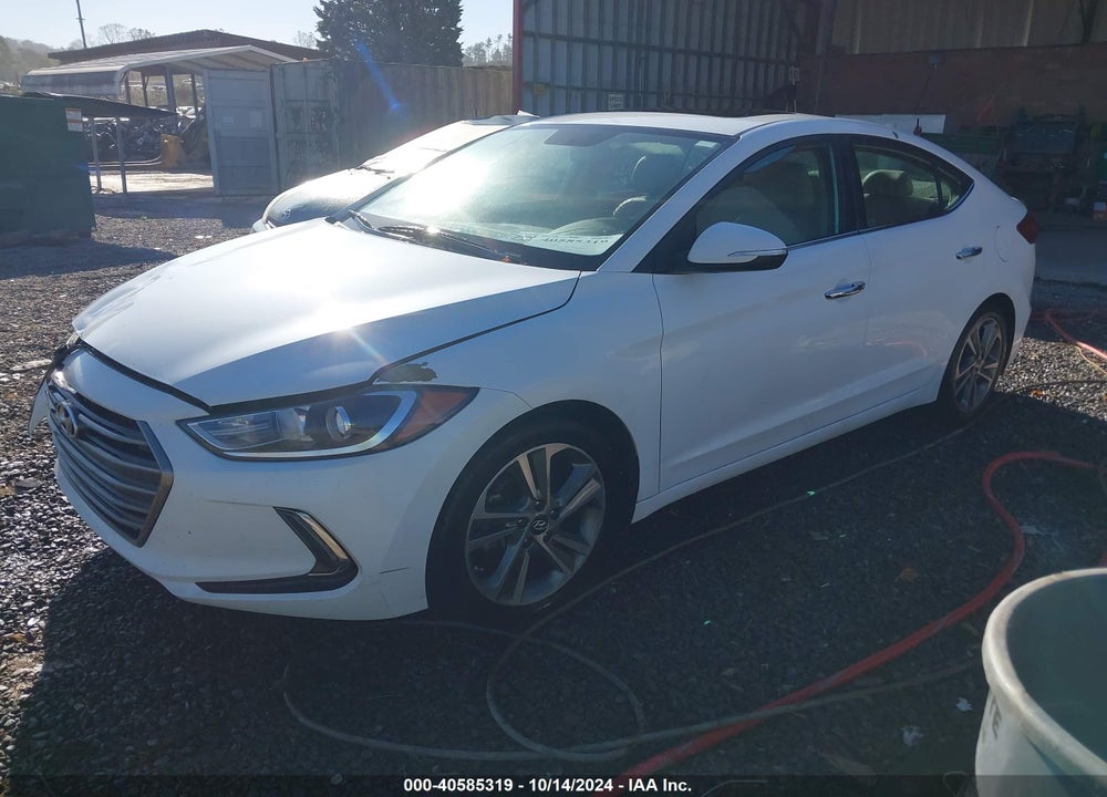 2017 HYUNDAI ELANTRA LIMITED VIN: 5NPD84LFXHH082495