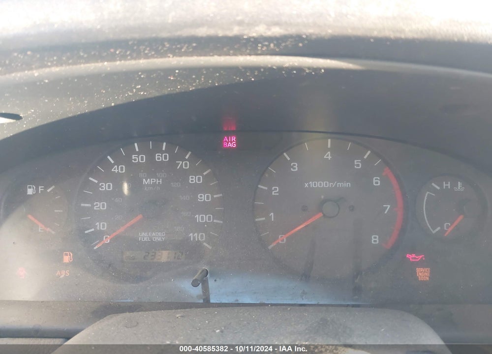 2000 NISSAN XTERRA SE/XE VIN: 5N1ED28T3YC612574