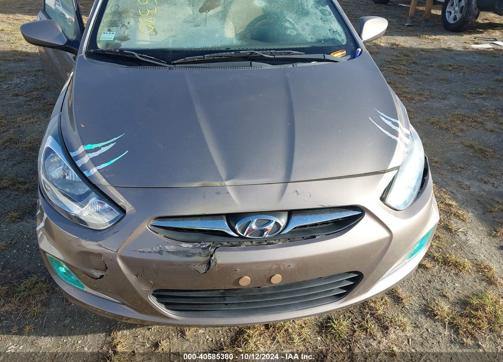 2013 HYUNDAI ACCENT GLS VIN: KMHCU4AE7DU396182