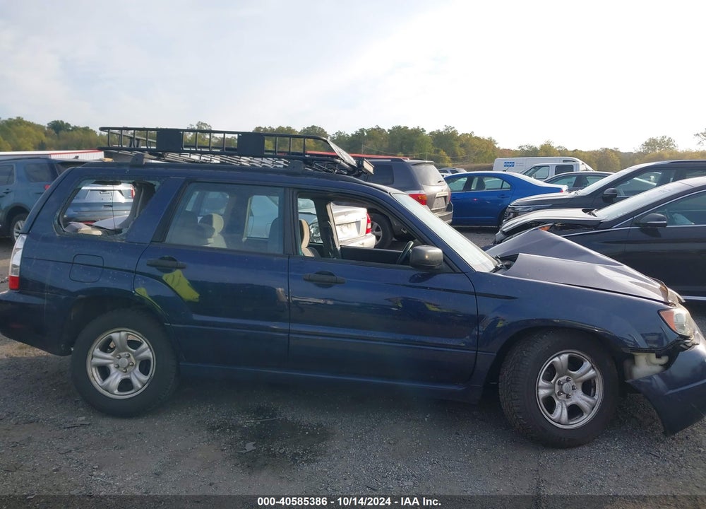 2006 SUBARU FORESTER 2.5X VIN: JF1SG63656H734334