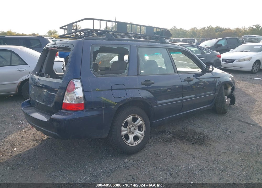 2006 SUBARU FORESTER 2.5X VIN: JF1SG63656H734334