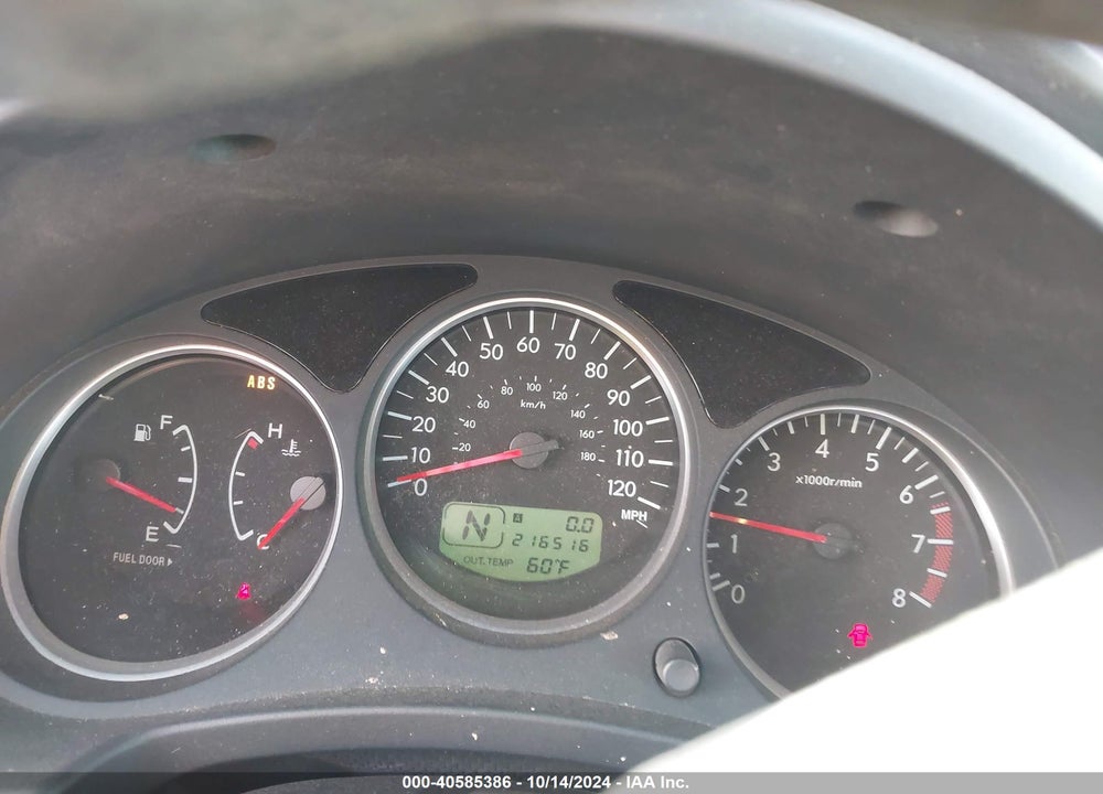2006 SUBARU FORESTER 2.5X VIN: JF1SG63656H734334