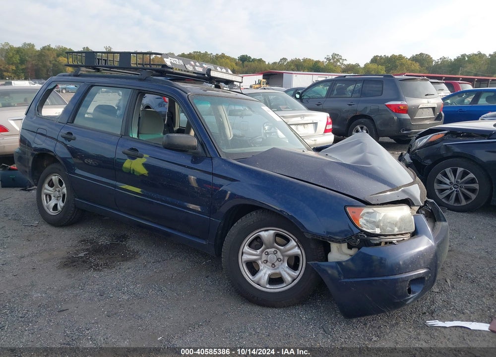 2006 SUBARU FORESTER 2.5X VIN: JF1SG63656H734334