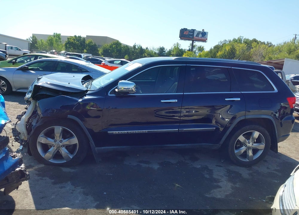 2012 JEEP GRAND CHEROKEE OVERLAND VIN: 1C4RJFCG9CC160106