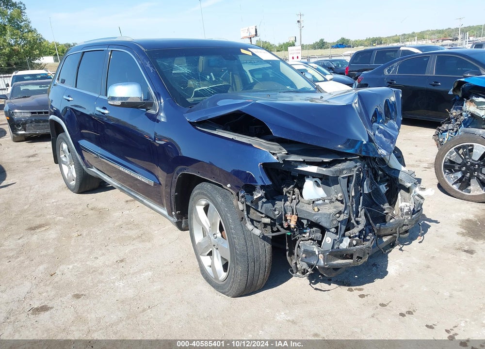 2012 JEEP GRAND CHEROKEE OVERLAND VIN: 1C4RJFCG9CC160106