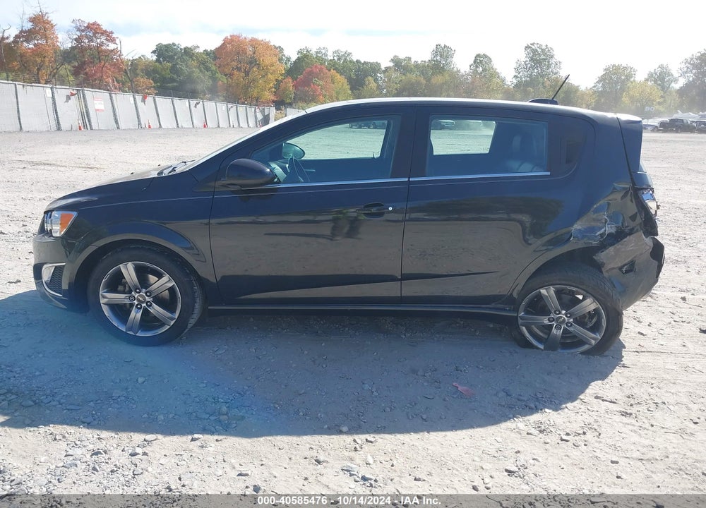 2015 CHEVROLET SONIC RS MANUAL VIN: 1G1JH6SB9F4156143