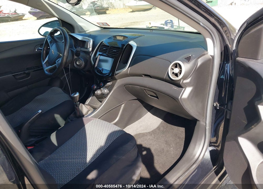 2015 CHEVROLET SONIC RS MANUAL VIN: 1G1JH6SB9F4156143