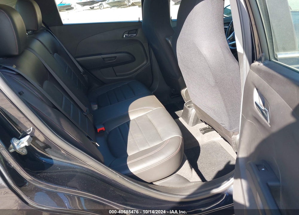 2015 CHEVROLET SONIC RS MANUAL VIN: 1G1JH6SB9F4156143