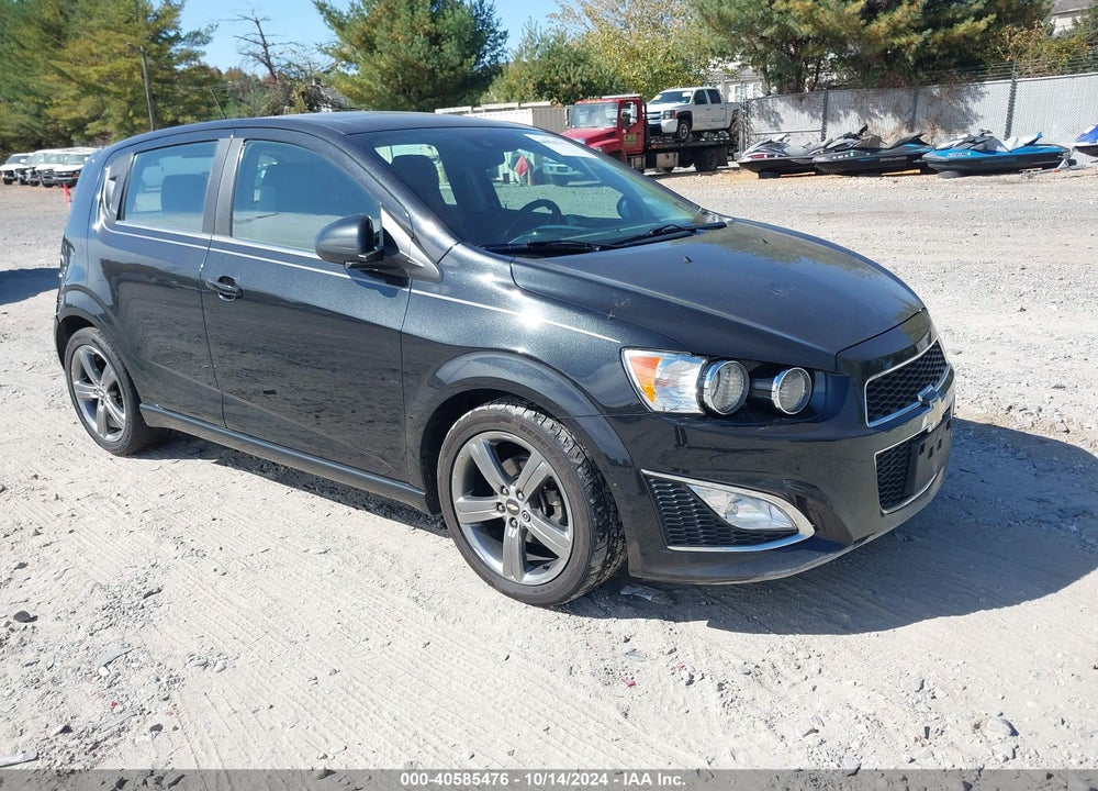 2015 CHEVROLET SONIC RS MANUAL VIN: 1G1JH6SB9F4156143
