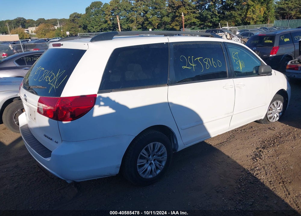 2007 TOYOTA SIENNA LE VIN: 5TDZK23C77S061646