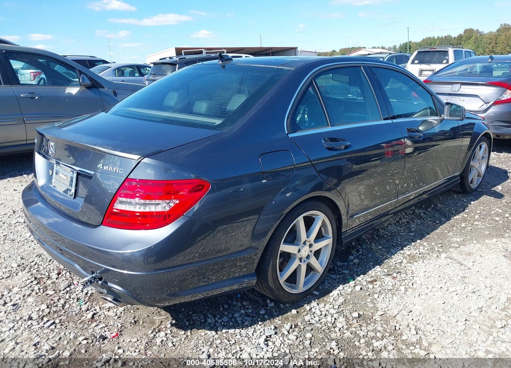 2014 MERCEDES-BENZ C 300 LUXURY 4MATIC/SPORT 4MATIC VIN: WDDGF8AB4EA941986