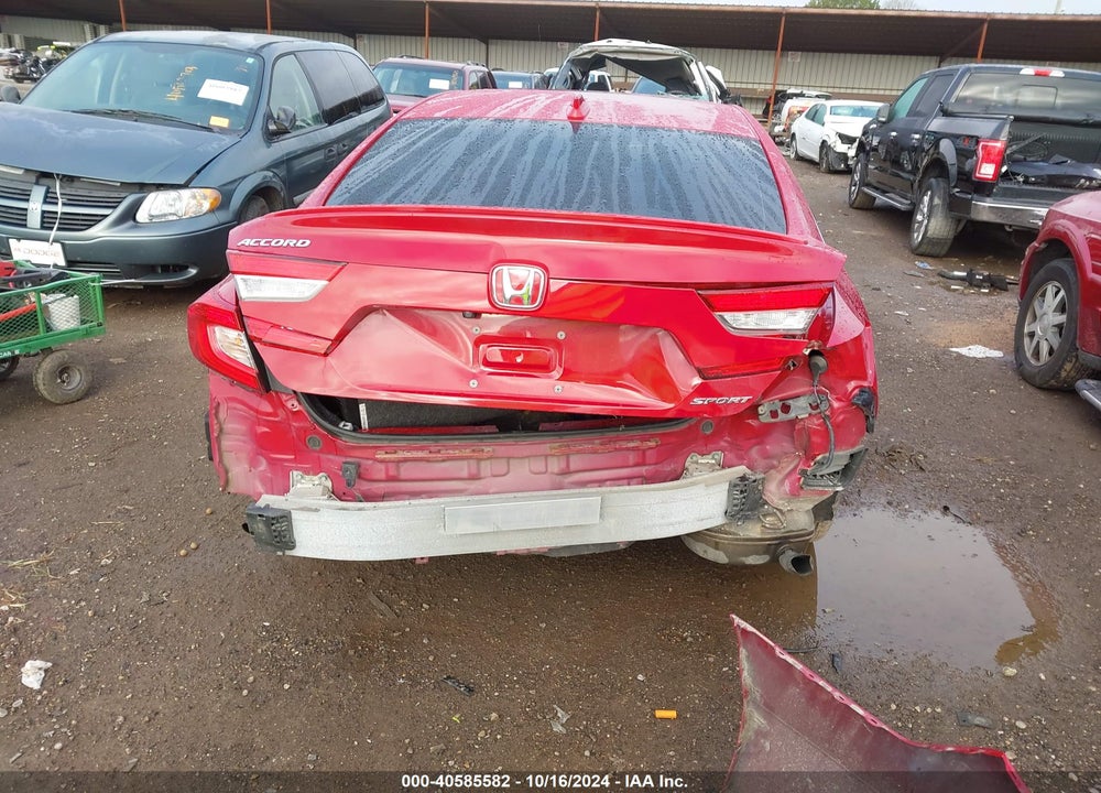 2019 HONDA ACCORD SPORT VIN: 1HGCV1F39KA003421