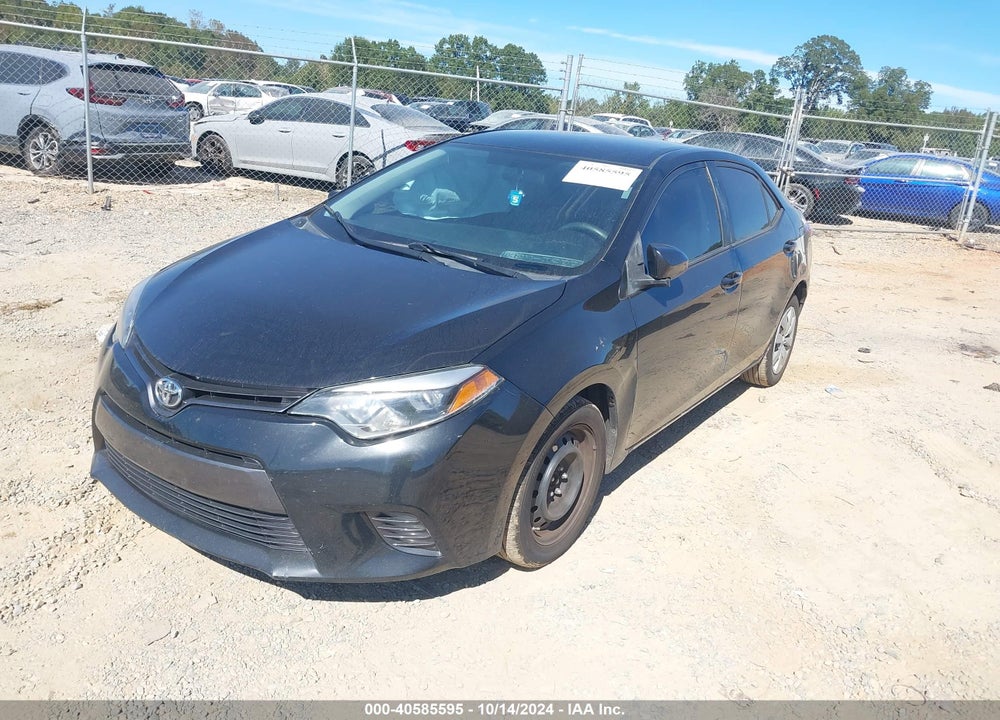 2016 TOYOTA COROLLA LE VIN: 2T1BURHEXGC496958