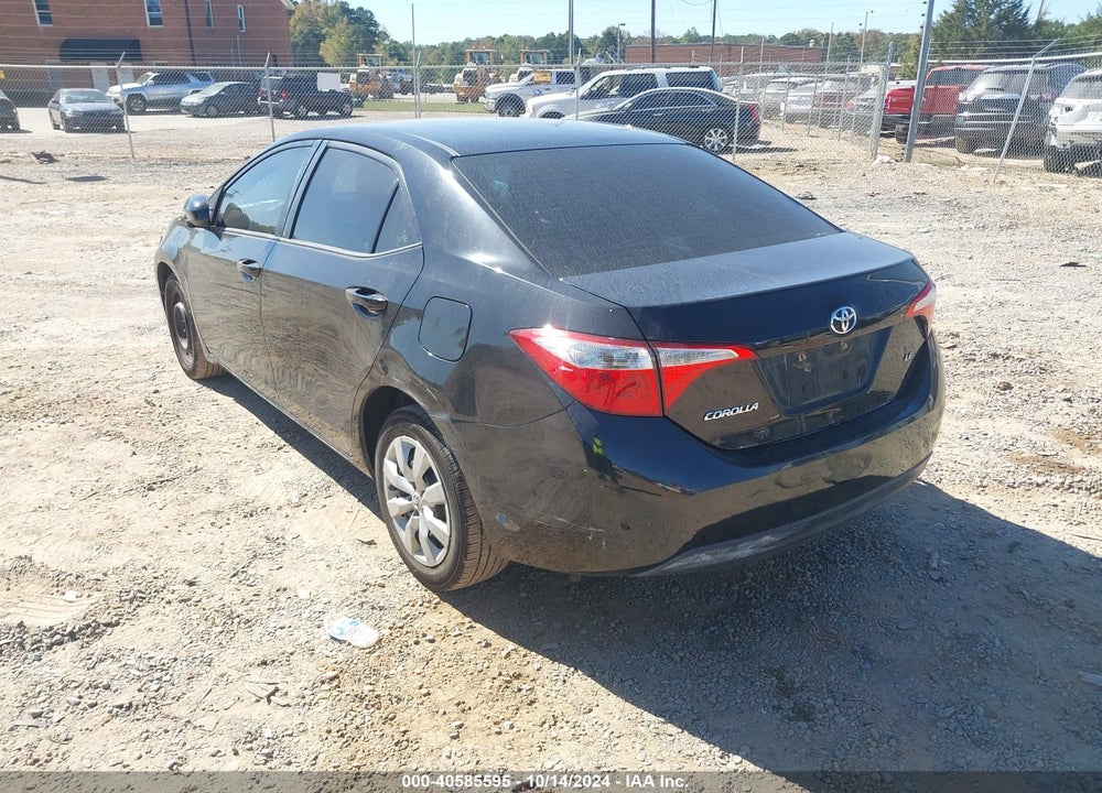 2016 TOYOTA COROLLA LE VIN: 2T1BURHEXGC496958