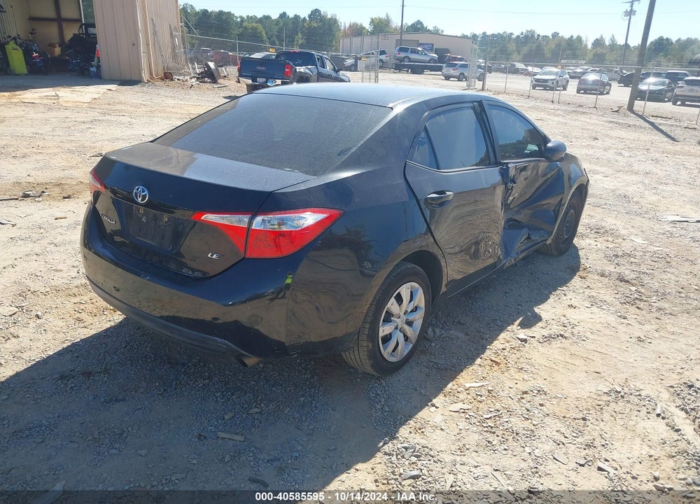 2016 TOYOTA COROLLA LE VIN: 2T1BURHEXGC496958