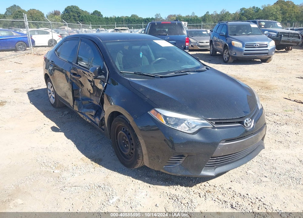 2016 TOYOTA COROLLA LE VIN: 2T1BURHEXGC496958