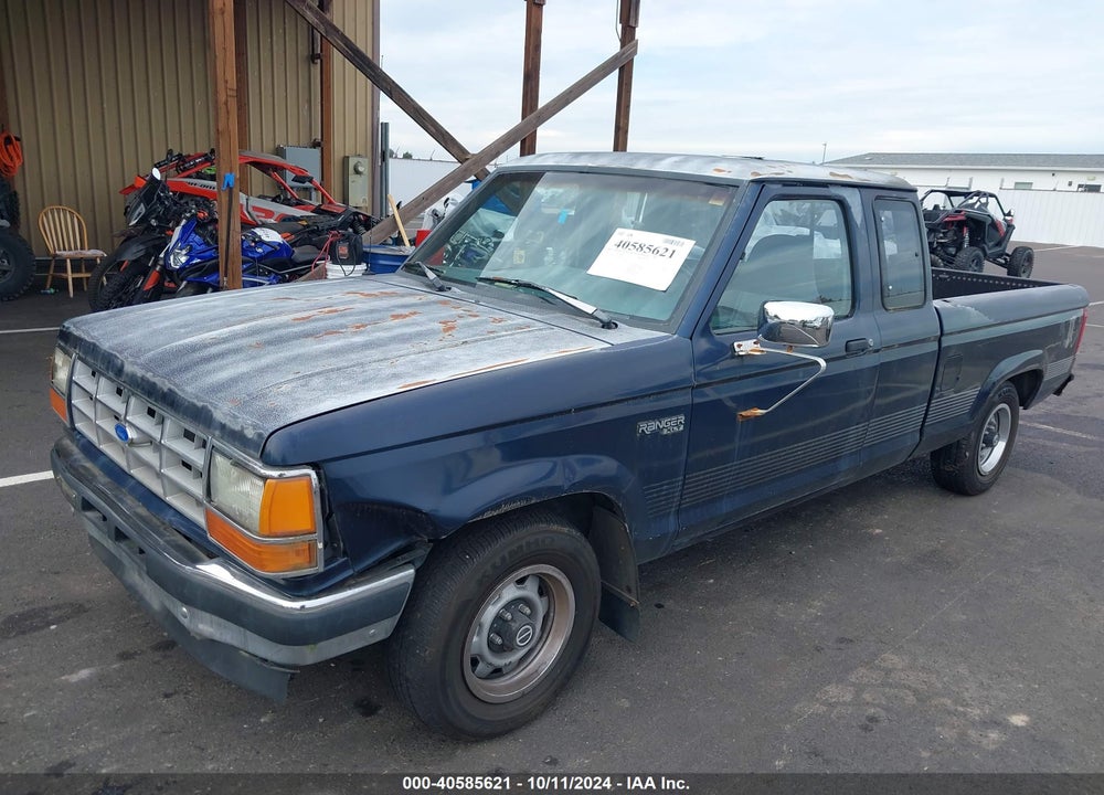 1991 FORD RANGER SUPER CAB VIN: 1FTCR14U1MPA64602