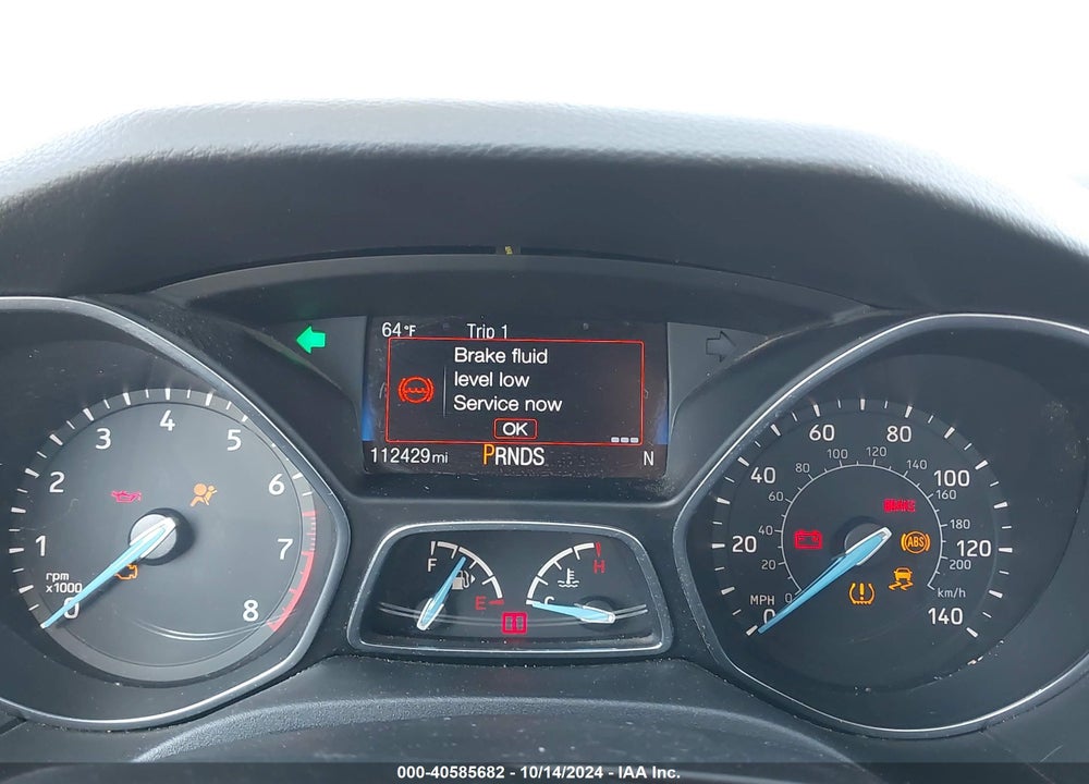 2015 FORD FOCUS SE VIN: 1FADP3F23FL222455