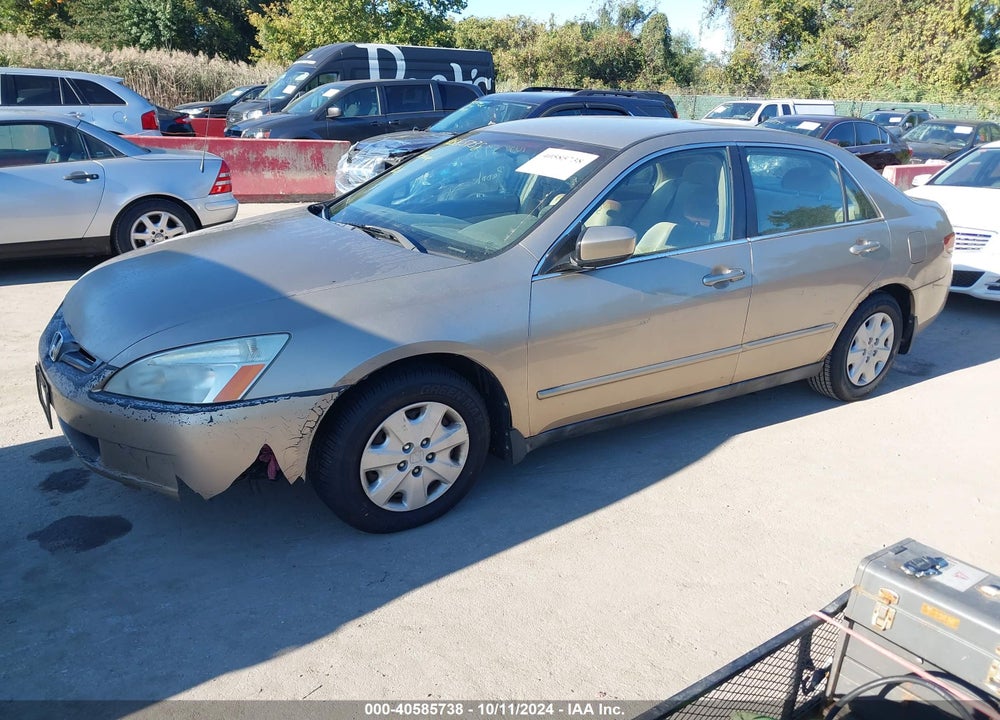 2003 HONDA ACCORD 2.4 LX VIN: 1HGCM56303A142400